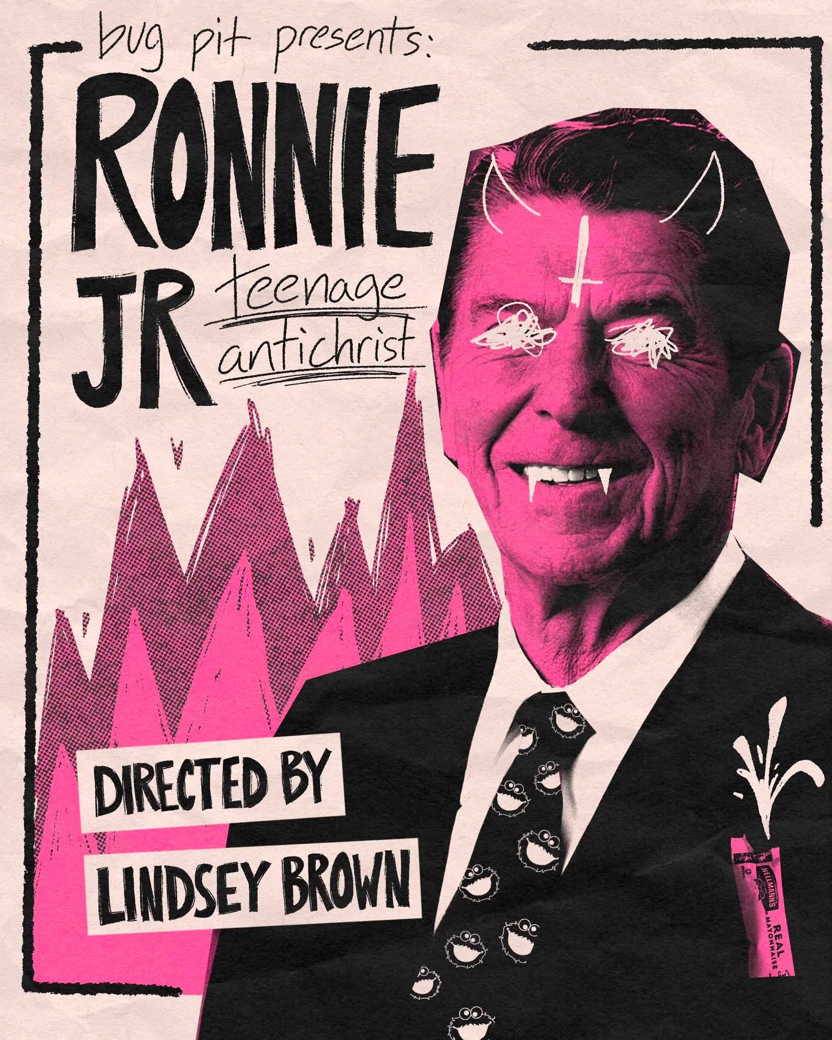 Ronnie Jr. Teenage Antichrist poster